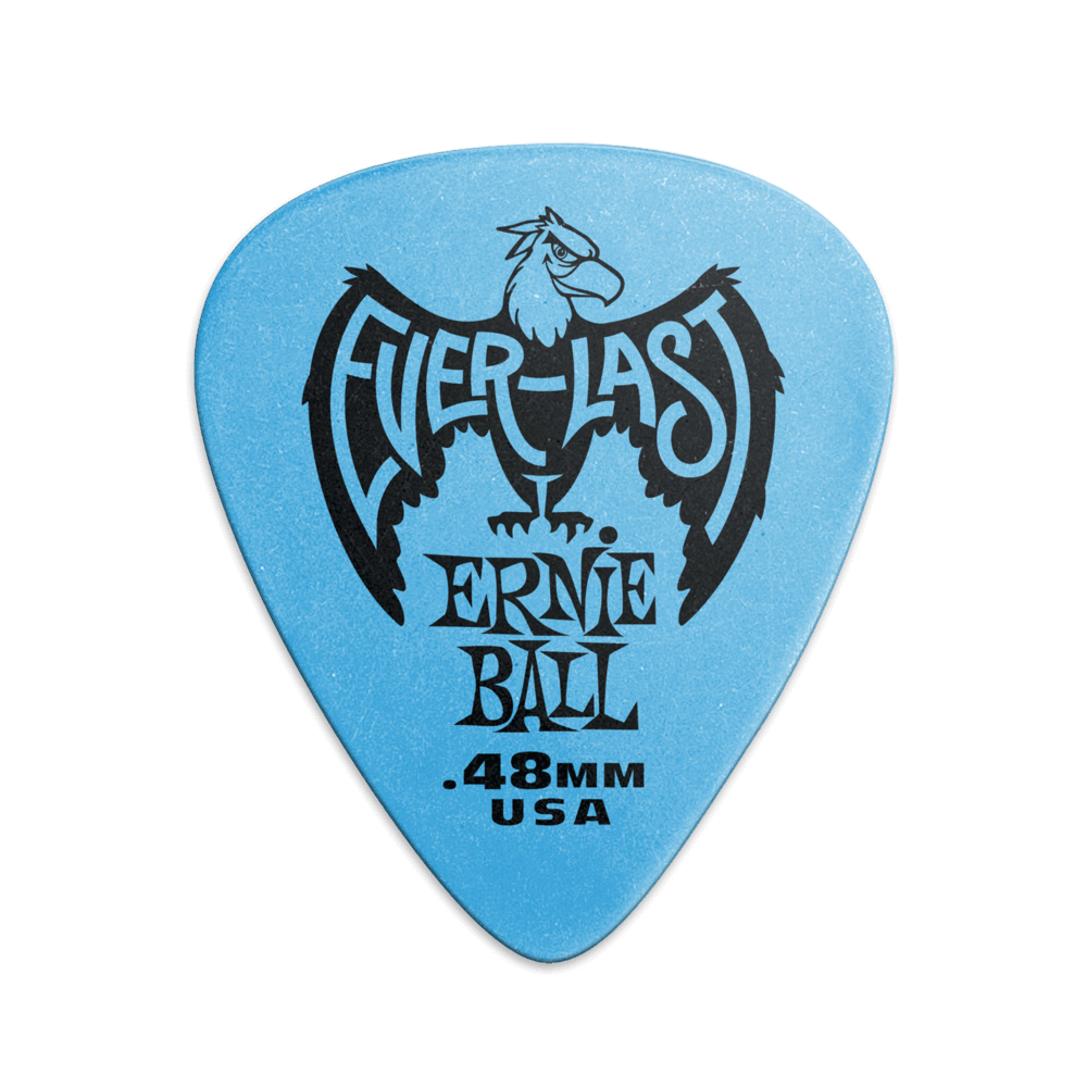 Everlast Picks - 0.48mm Blue - 12 Pack