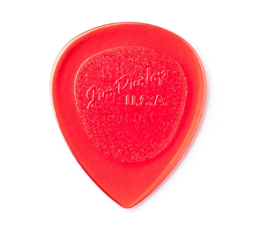 DUNLOP 474P1.0 STUBBY, RED, 1.0MM, 6/PLAYER'S PACK