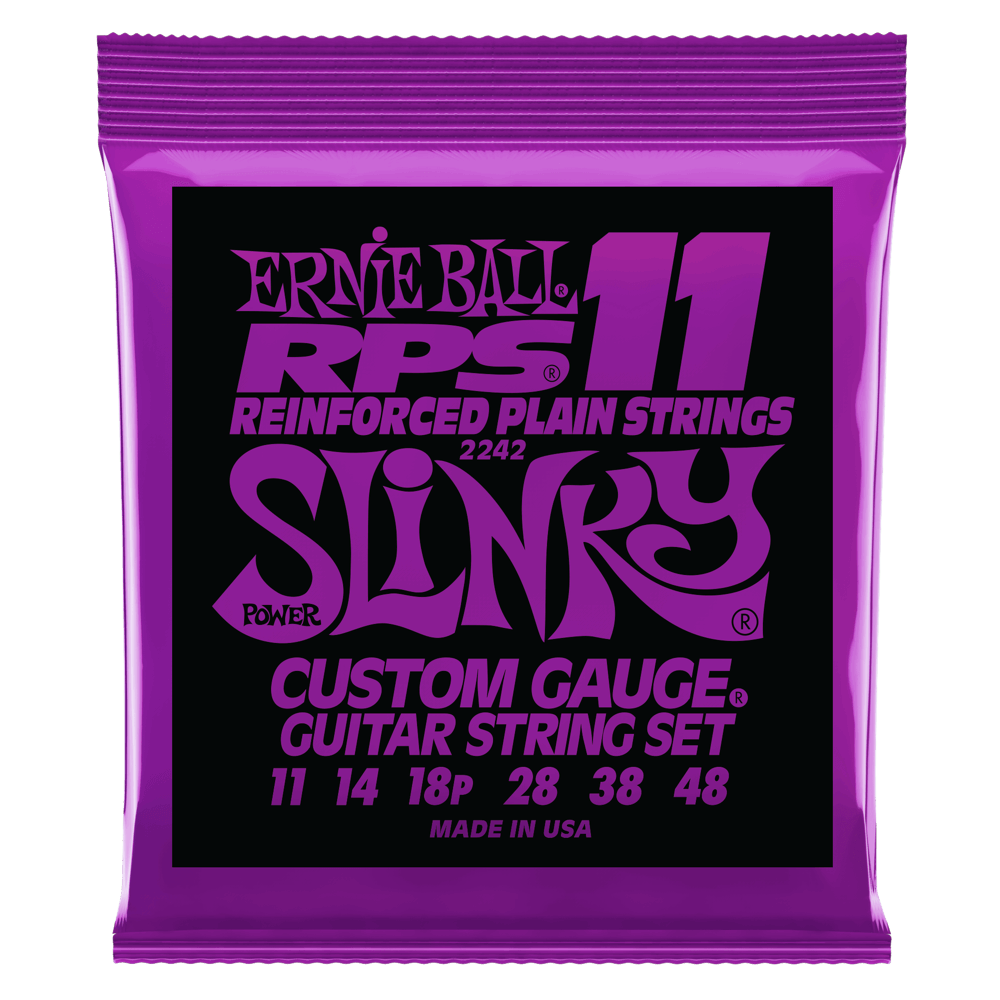 ERNIE BALL Power Slinky RPS Nickel Wound Electric Guitar Strings 11-48 Gauge P02242