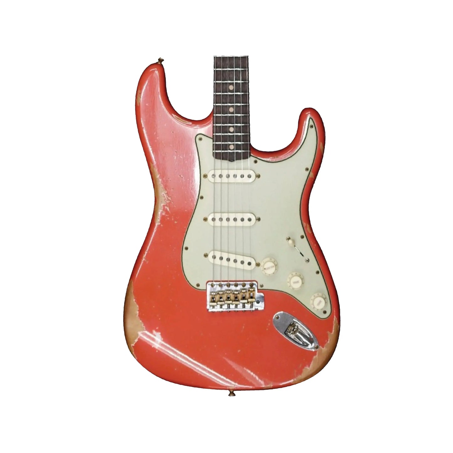 Fender 1962 NAMM 2025 Limited Edition Heavy Relic Custom Built Stratocaster - Tahitian Coral