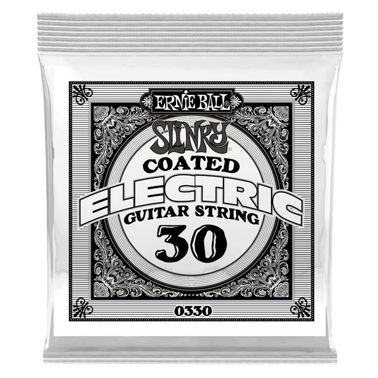 ERNIE BALL .030 Slinky Coated Nickel Wound Electric Guitar Strings 6 Pack P00330