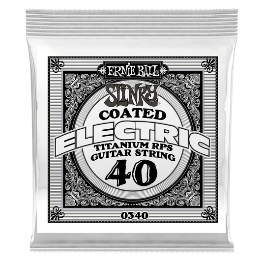 ERNIE BALL .040 Slinky Coated Nickel Wound Electric Guitar Strings 6 Pack P00340
