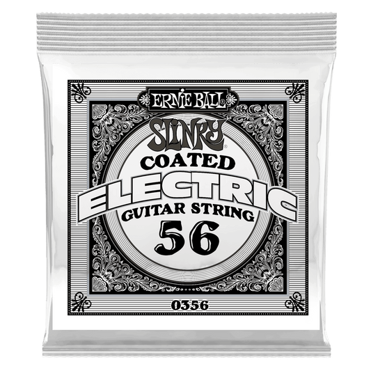 ERNIE BALL .056 Slinky Coated Nickel Wound Electric Guitar Strings 6 Pack P00356
