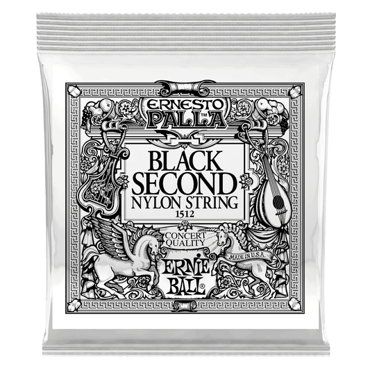 ERNIE BALL Black 2nd Ernesto Palla Nylon Classical Guitar Strings 6 Pack P01512