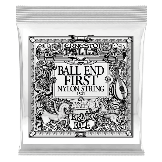 ERNIE BALL Black 1st Ernesto Palla Nylon Ball End Classical Guitar Strings 6 Pack P01521