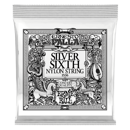 ERNIE BALL Silver 6th Ernesto Palla Nylon Classical Guitar Strings 6 Pack P01536