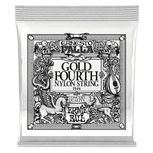 ERNIE BALL Gold 4th Ernesto Palla Nylon Classical Guitar Strings 6 Pack P01544