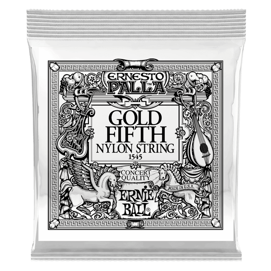 ERNIE BALL Gold 5th Ernesto Palla Nylon Classical Guitar Strings 6 Pack P01545