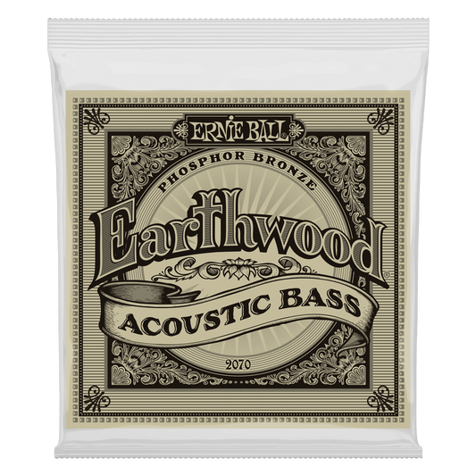 ERNIE BALL Earthwood Phosphor Bronze Acoustic Bass Strings 45-95 Gauge P02070