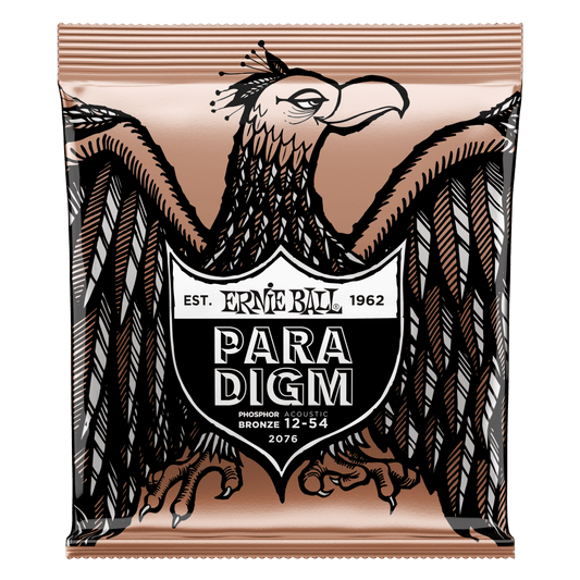 ERNIE BALL Medium Light Paradigm Phosphor Bronze Acoustic Guitar Strings 12-54 Gauge P02076