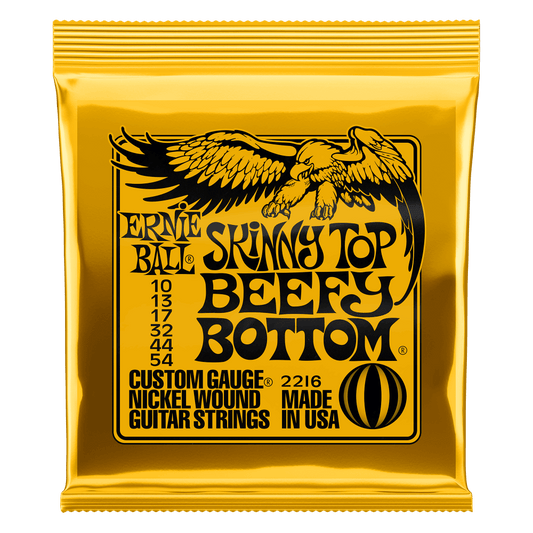 ERNIE BALL Skinny Top Beefy Bottom Slinky Nickel Wound Electric Guitar Strings 10-54 Gauge P02216