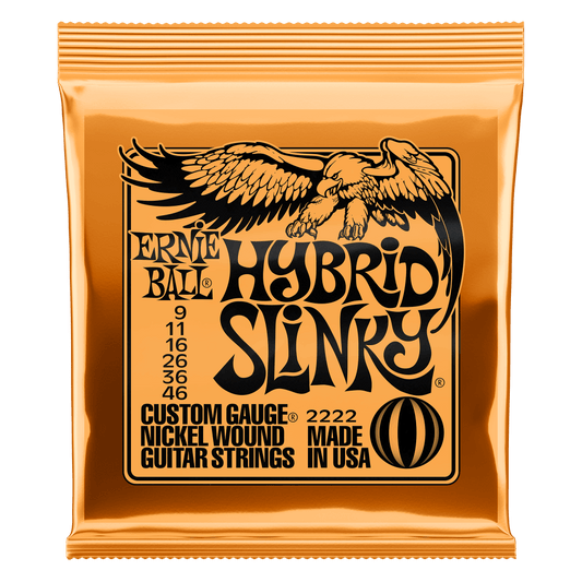 ERNIE BALL Hybrid Slinky Nickel Wound Electric Guitar Strings 9-46 Gauge P02222
