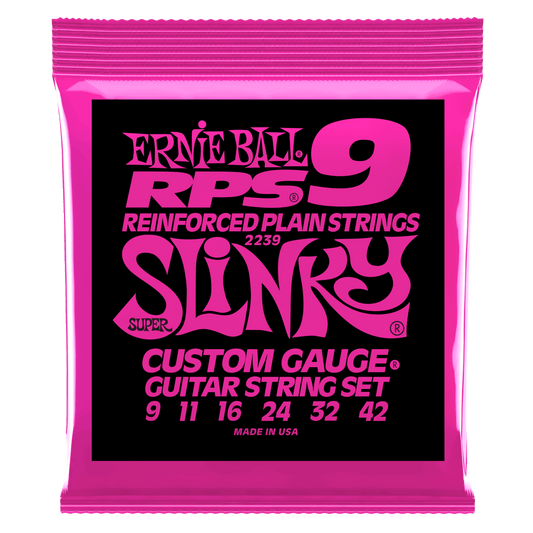 ERNIE BALL Super Slinky RPS Nickel Wound Electric Guitar Strings 9-42 Gauge P02239