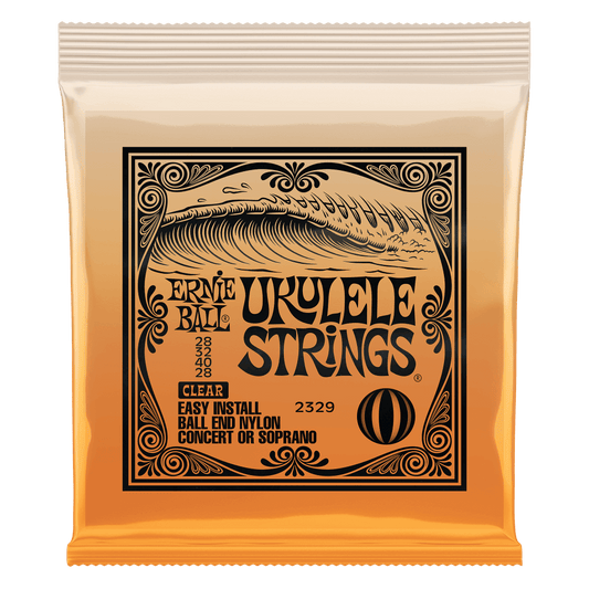 ERNIE BALL Concert/Soprano Nylon Ball End Ukulele Strings - Clear P02329