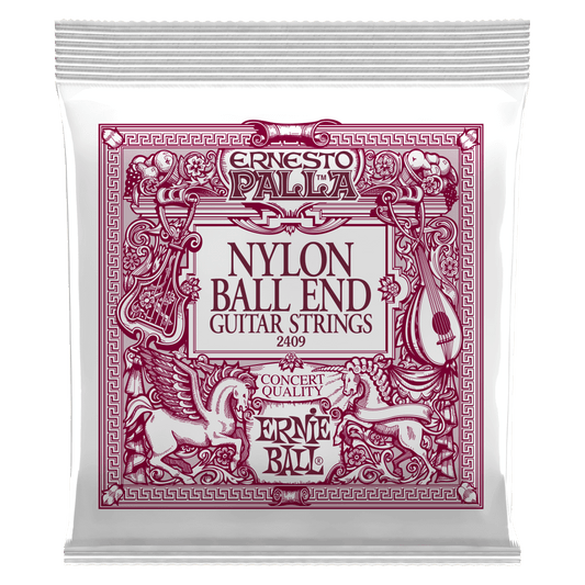 ERNIE BALL Ernesto Palla Nylon Ball End Classical Guitar Strings - Black & Gold P02409