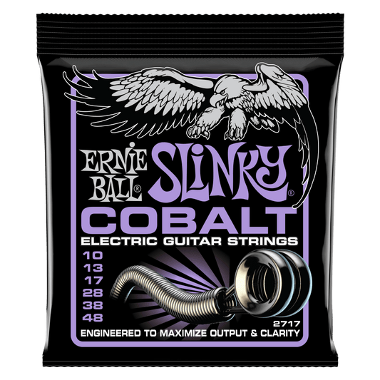 ERNIE BALL Ultra Slinky Cobalt Electric Guitar Strings 10-48 Gauge P02717