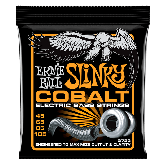 Ernie Ball Hybrid Slinky Cobalt Electric Bass Strings 45-105 Gauge P02733