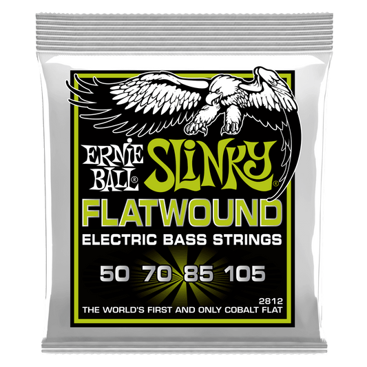 Ernie Ball  Regular Slinky Cobalt Flatwound Electric Bass Strings 50-105 Gauge P02812