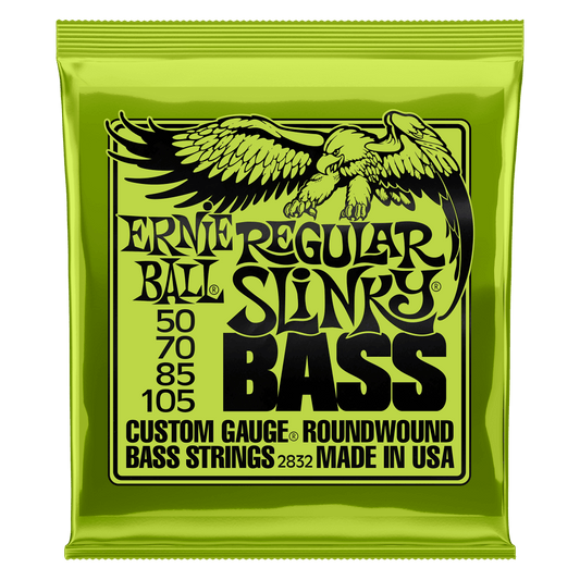Ernie Ball Regular Slinky Nickel Wound Electric Bass Strings 50-105 Gauge P02832