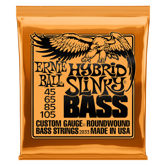 Ernie Ball Hybrid Slinky Nickel Wound Electric Bass Strings 45-105 Gauge P02833