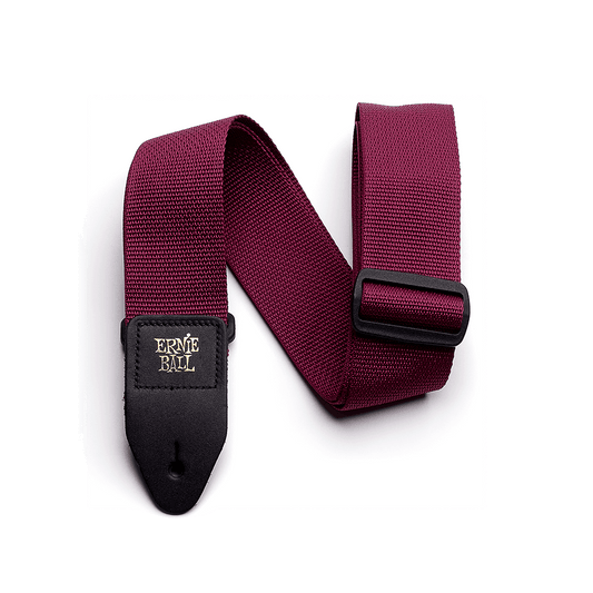 Polypro Guitar Strap/Bass Strap - Burgundy