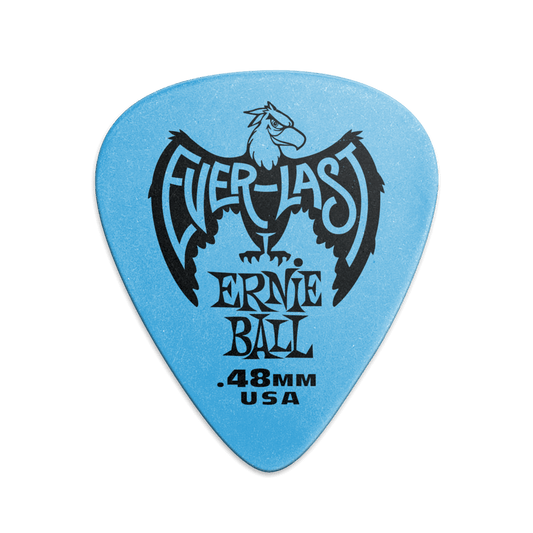 Everlast Picks - 0.48mm Blue - 12 Pack