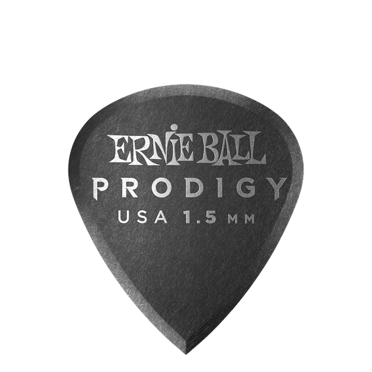Prodigy Guitar Picks - Mini 1.5mm Black - 6 Pack