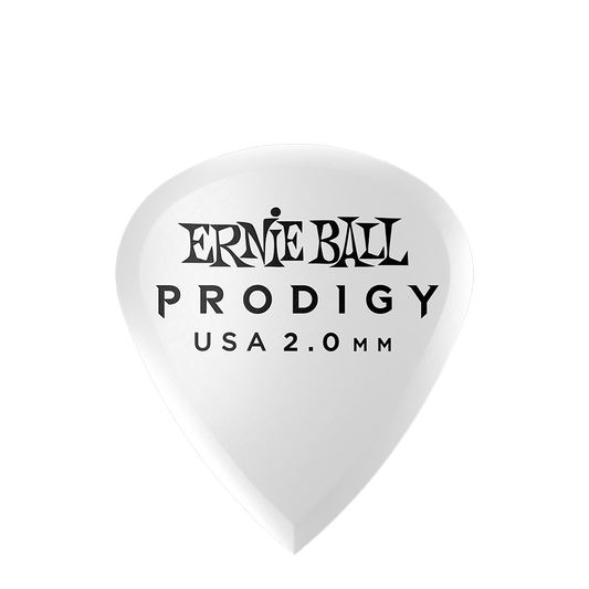 Prodigy Guitar Picks - Mini 2.0mm White - 6 Pack