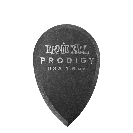 Prodigy Guitar Picks - Teardrop 1.5mm Black - 6 Pack