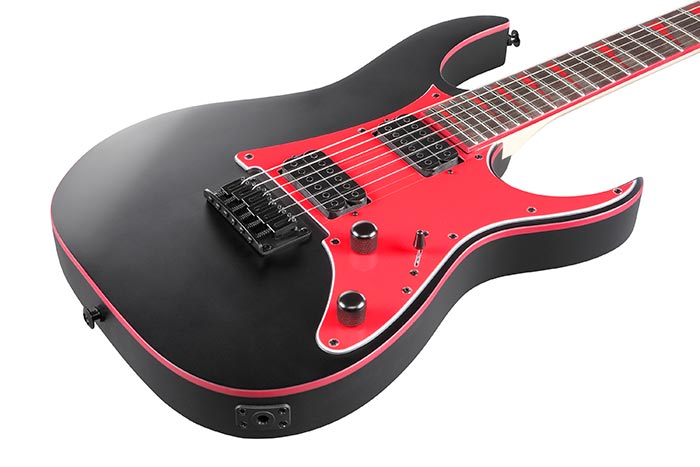 IBANEZ GRG131DX-BKF Electric Guitar Black Flat