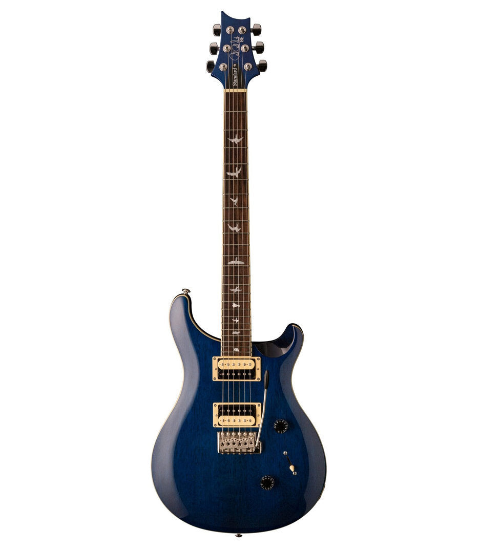 PRS ST4TB SE Standard 24 Guitar Translucent Blue Finish  with Gig Bag
