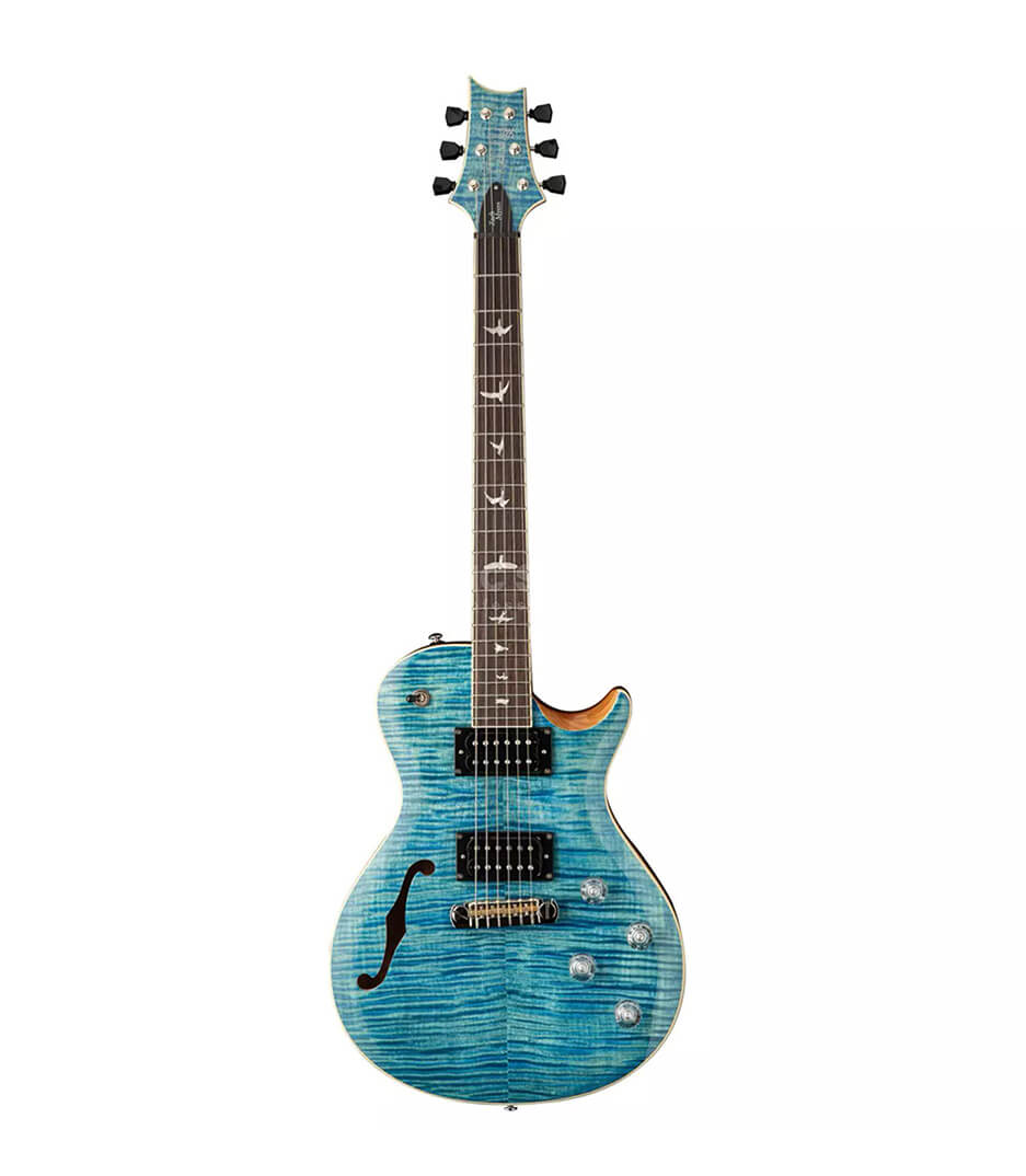 PRS ZM3MC SE Zach Myers Signature Semi-Hollow Guitar in  Myres Blue Finish, PRS SE Gig Bag Included