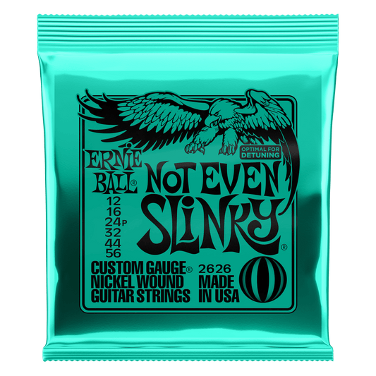 ERNIE BALL Not Even Slinky Nickel Wound Electric Guitar Strings 12-56 Gauge P02626