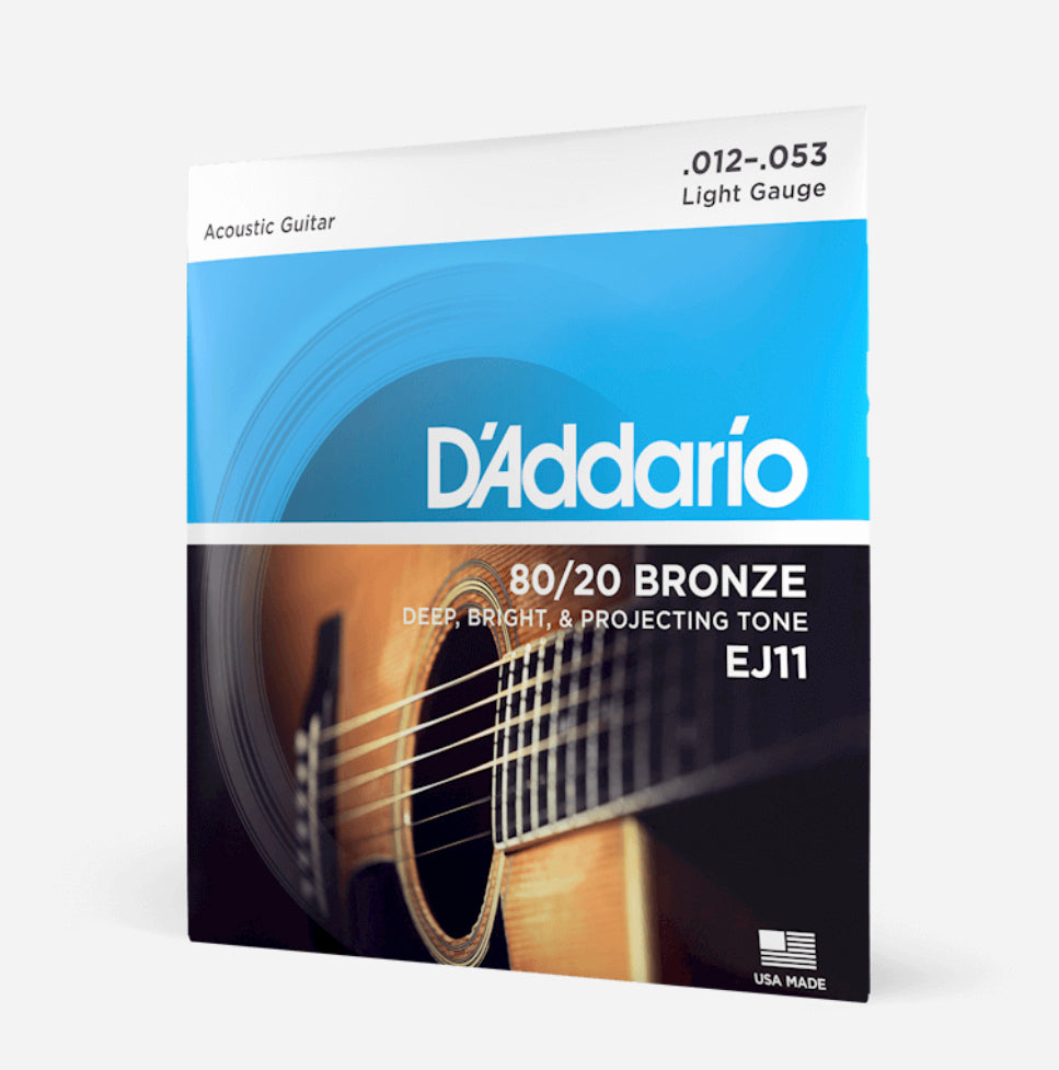 D’ADDARIO EJ11 12-53 Regular Light Acoustic Guitar Strings